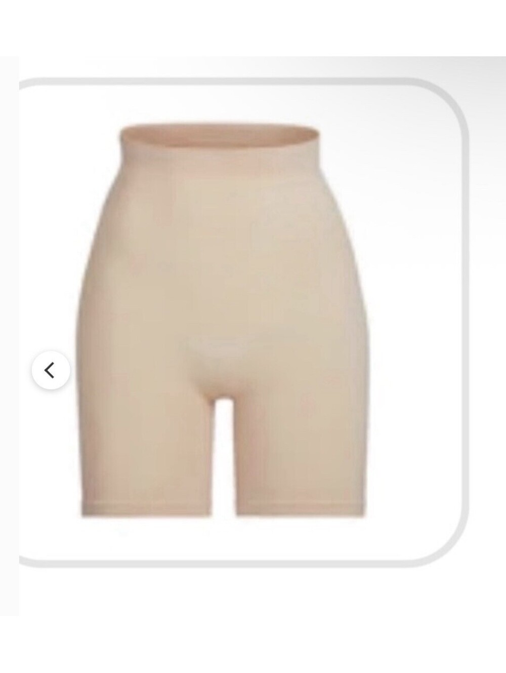 Skims Seamless Sculpt Mid Waist Mid Thigh Short: Size Large- Clay NWOT